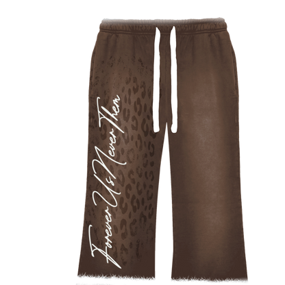 4UNT Cheetah Print Sweatpants