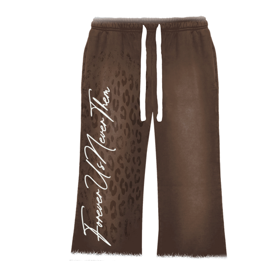 4UNT Cheetah Print Sweatpants