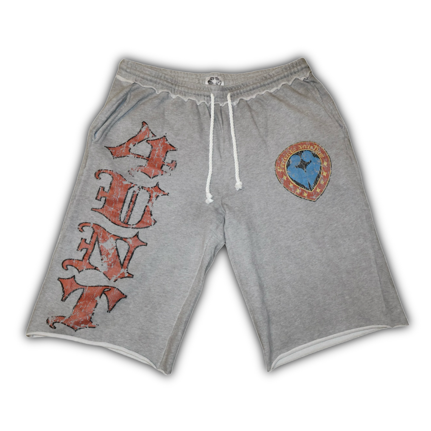 4UNT GREY CAPRI SHORTS