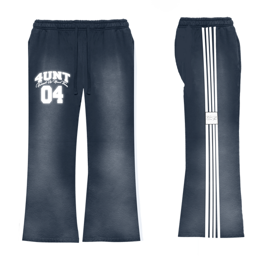4UNT Striped Sweatpants (Blue)