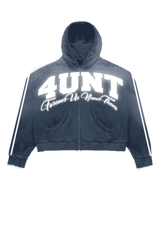 4UNT Striped Jacket (Blue)